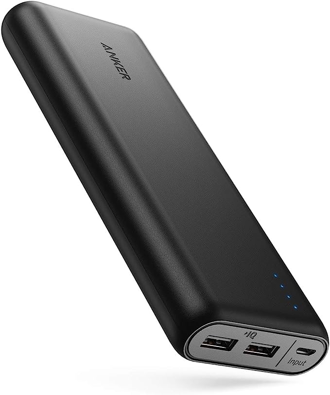 Anker PowerCore 20,100mAh Portable Charger Ultra High Capacity Power Bank with 4.8A Output and PowerIQ Technology, External Battery Pack for iPhone, iPad & Samsung Galaxy & More (Black)